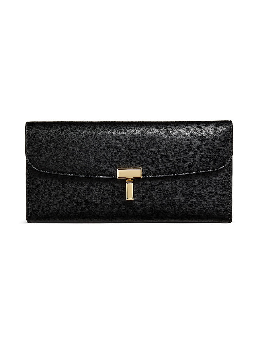 T-Lock Leather Continental Wallet