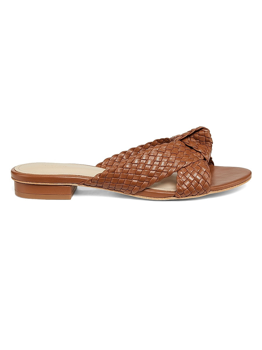 Braided Knot Leather Sandals
