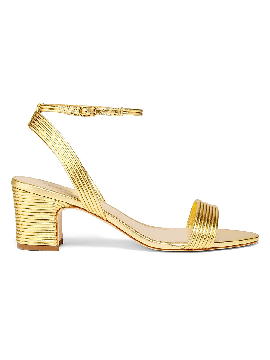 Ankle Strap 60MM Corded Leather Sandals