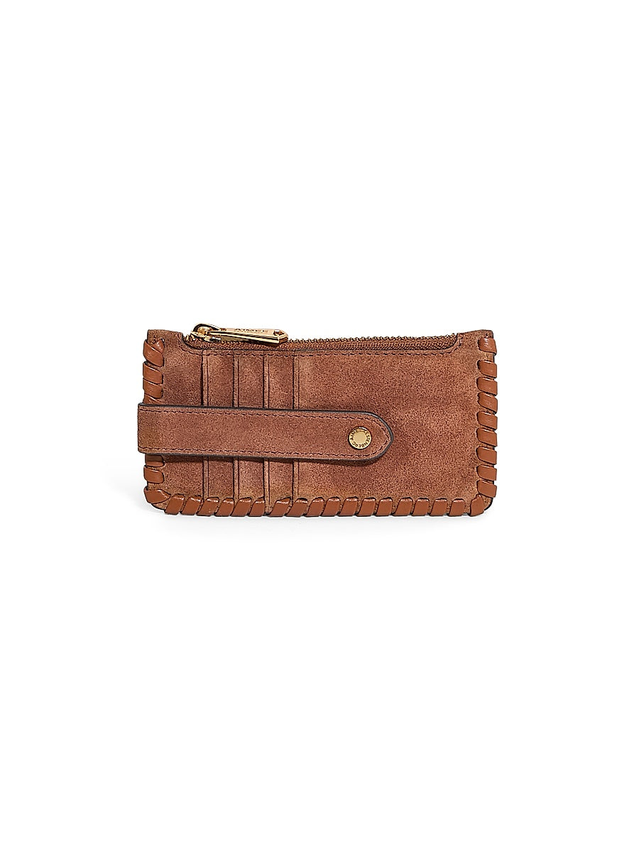 All For Love Suede Credit Card Wallet