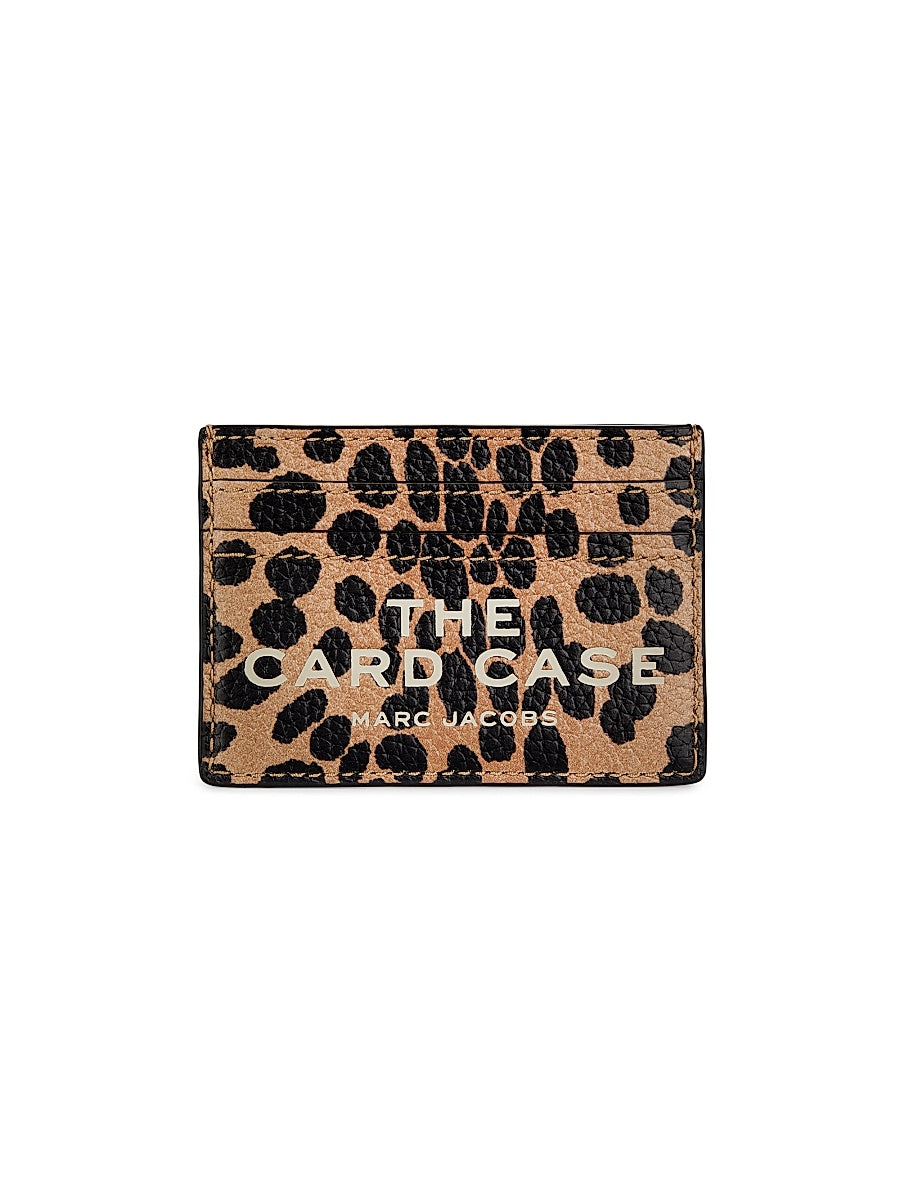 The Cheetah Leather Card Case