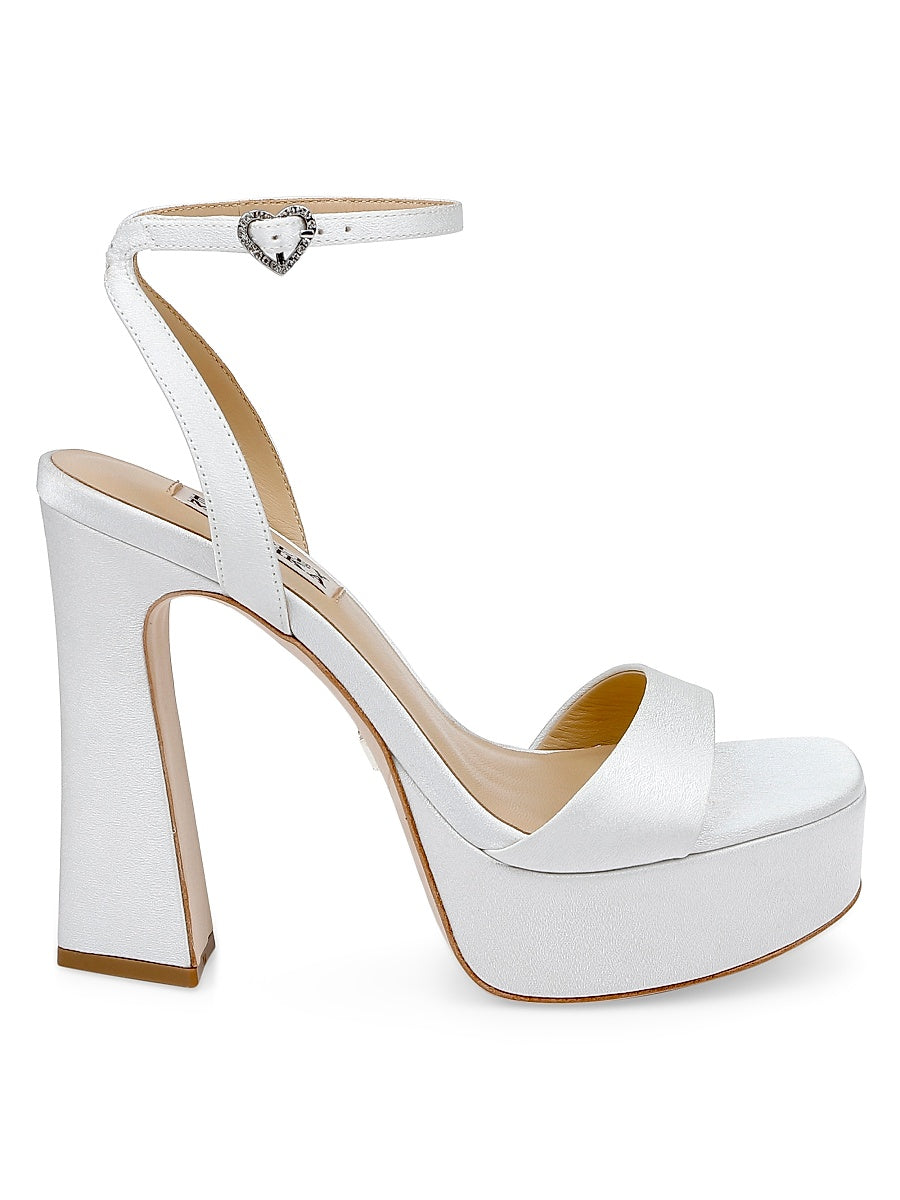 Caia 125MM Satin Platform Sandals