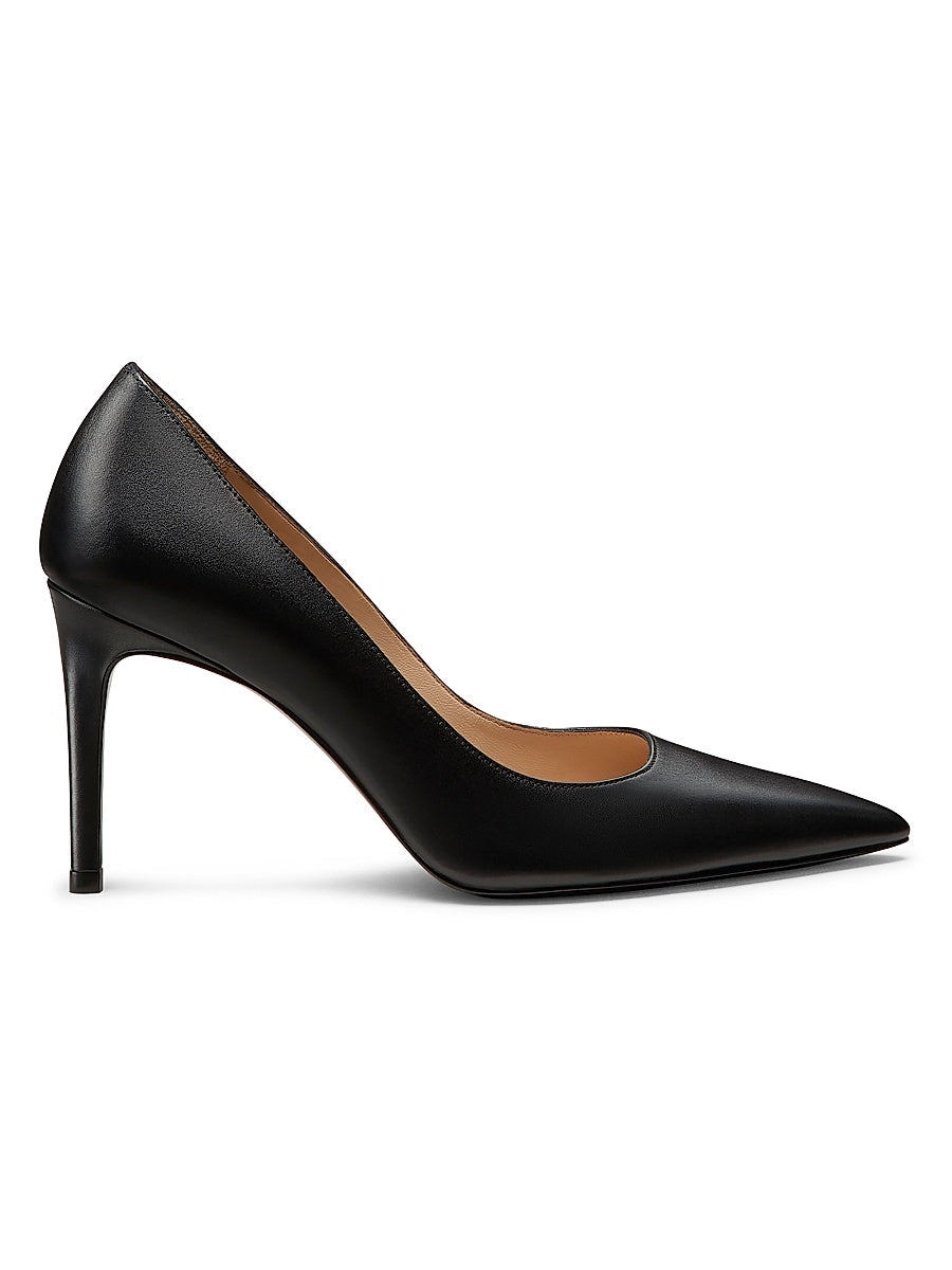 Stuart Power 85MM Leather Pumps
