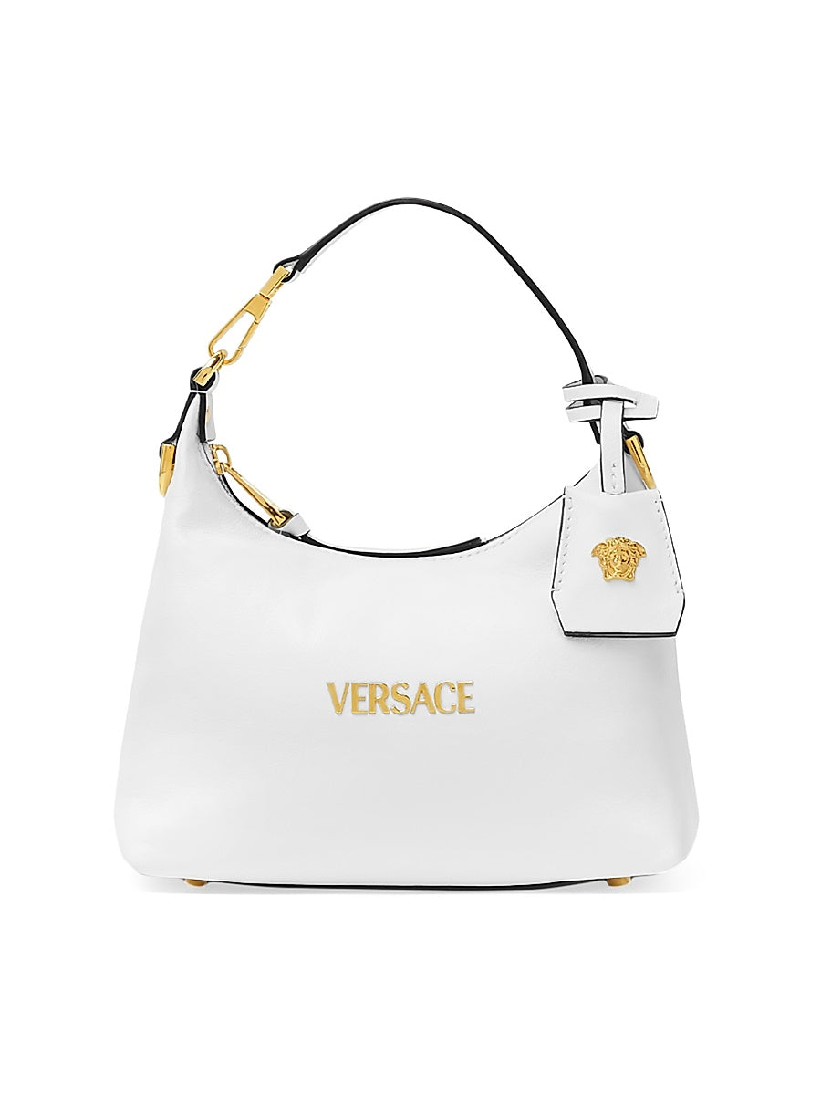 Tag Leather Hobo Bag