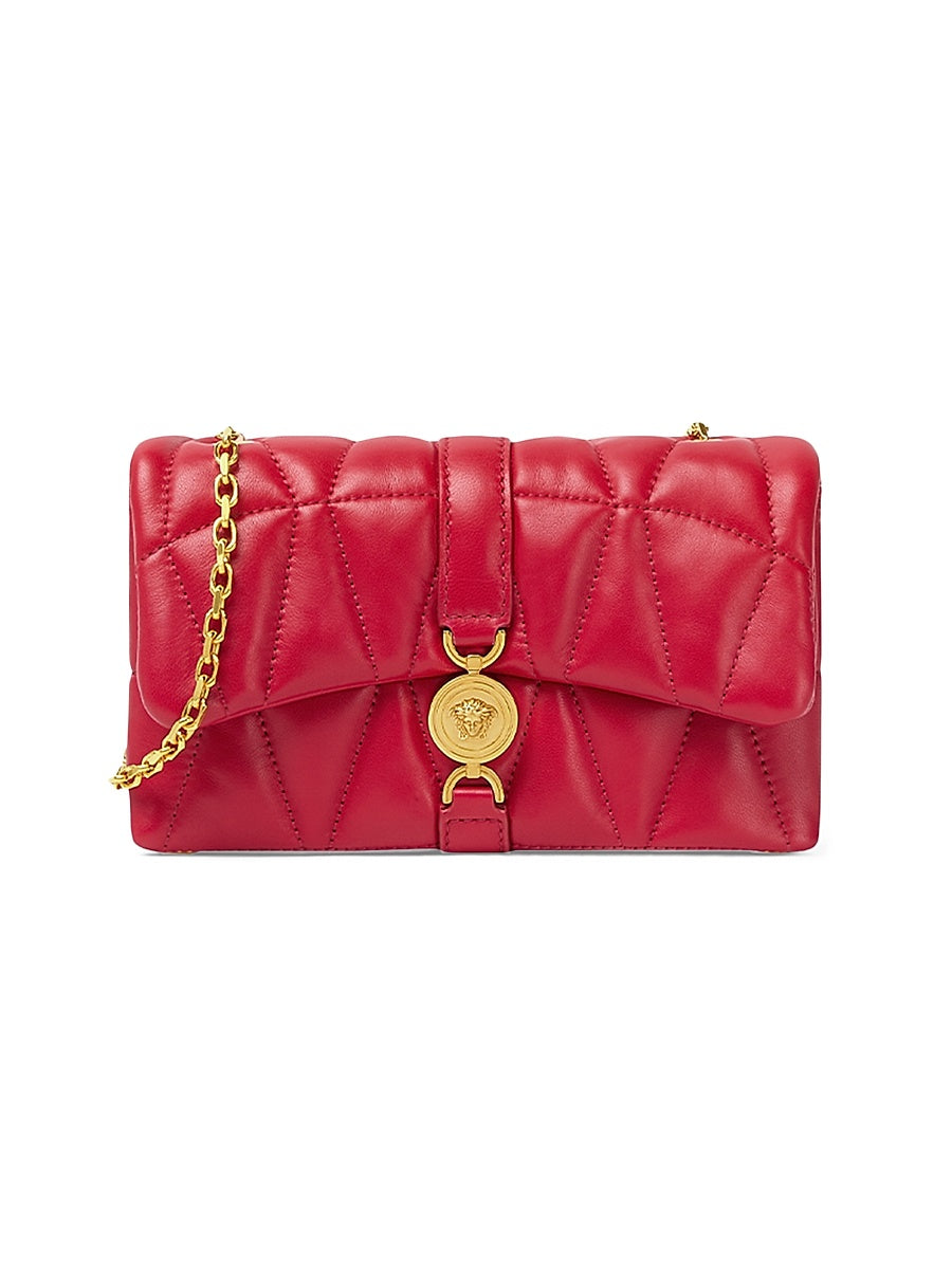 Kleio Mini Quilted Leather Crossbody Bag