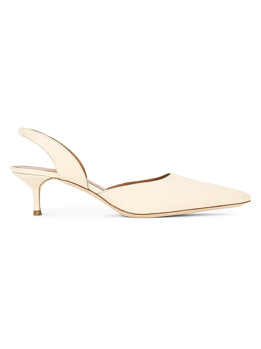 Sebastian 40MM Leather Slingback Pumps