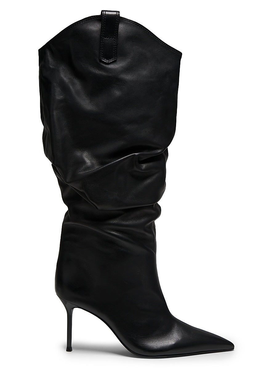 Beverly Leather Stiletto Boots