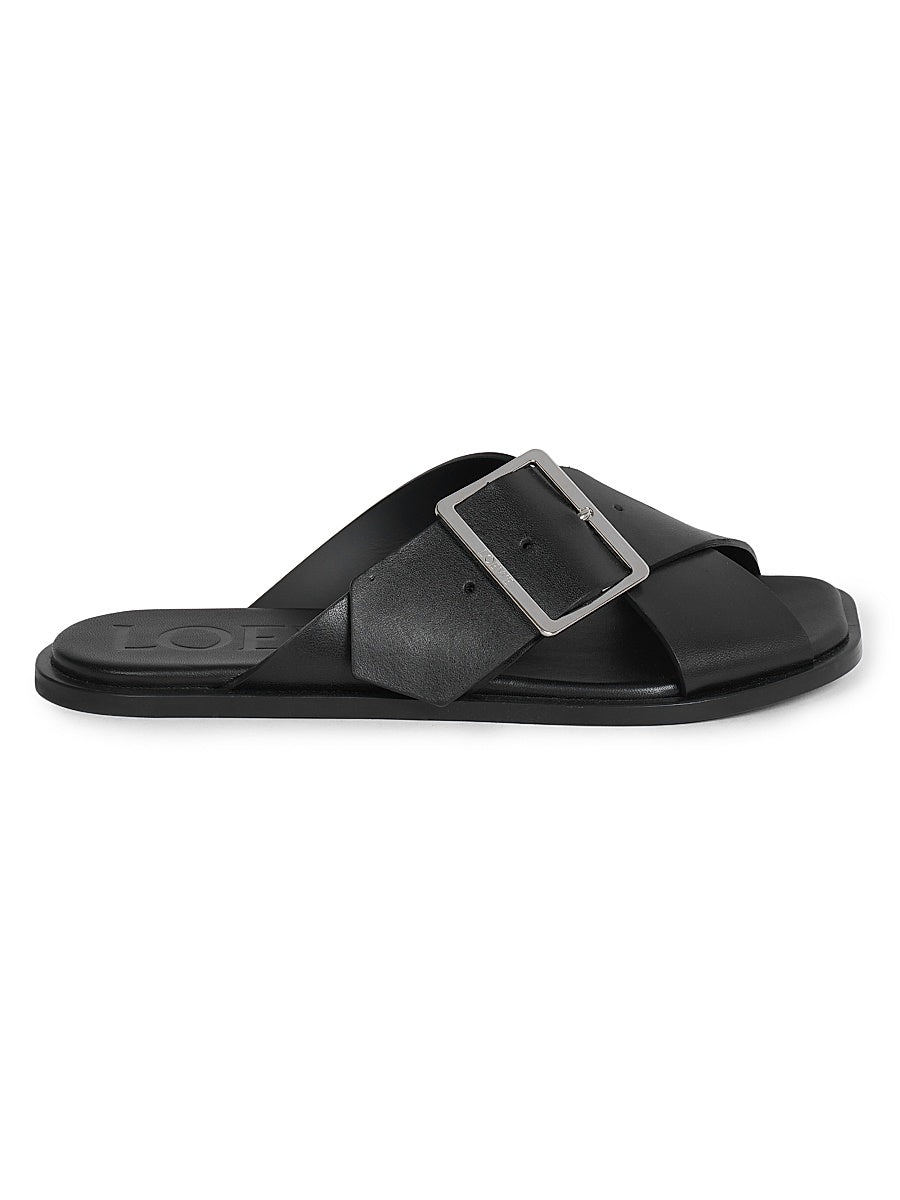 Petal Belt Leather Sandals