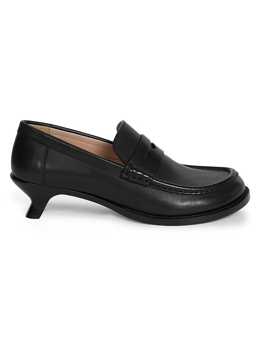 Campo Flap-Back Leather Loafers