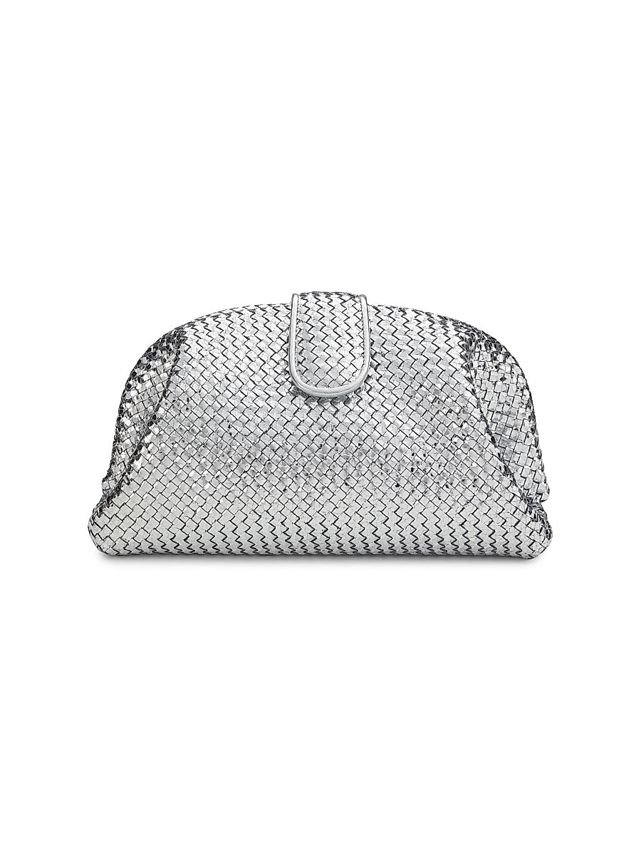 Lauren 1980 Metallic Leather Clutch