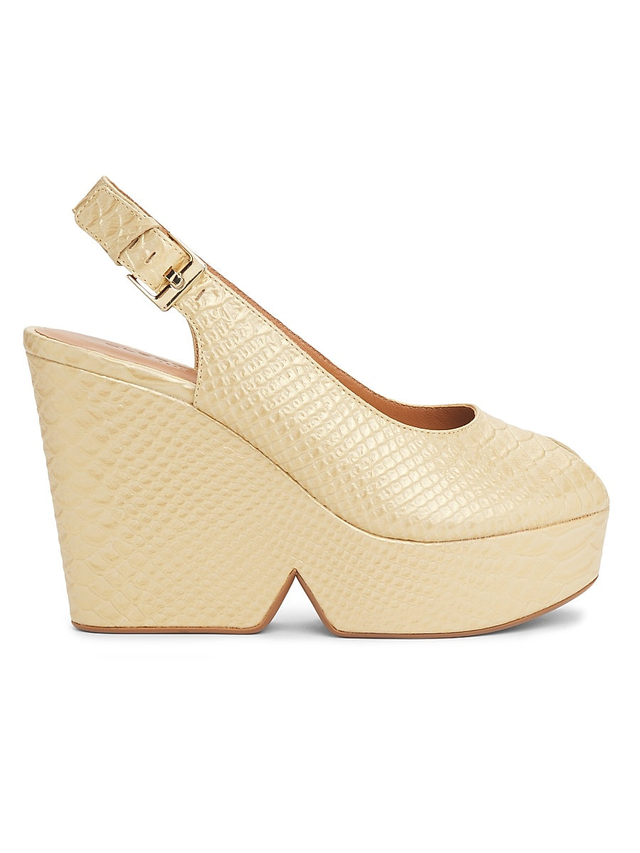 Dylan Leather Platform Sandals