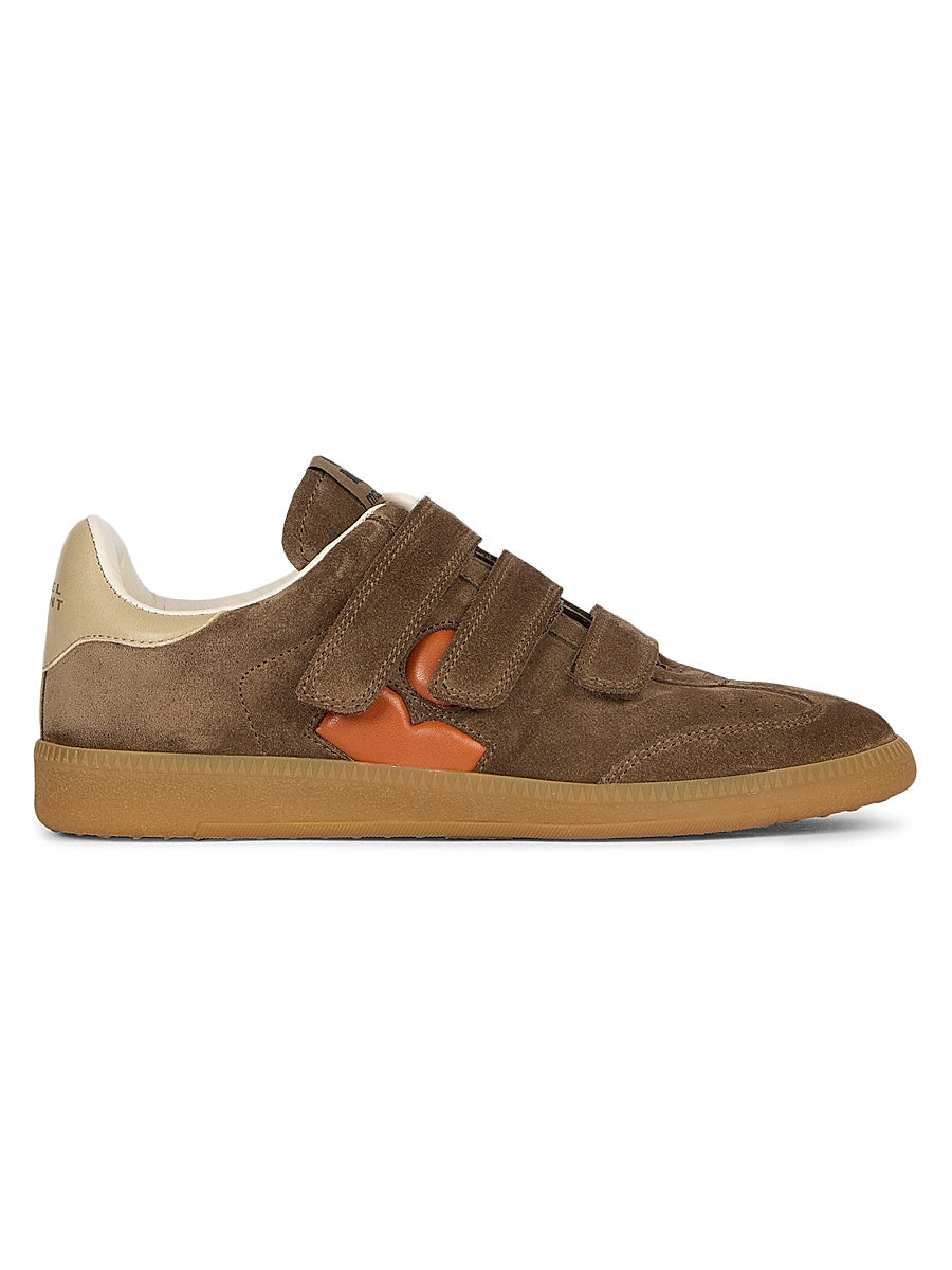 Beth Colorblocked Suede Low-Top Sneakers