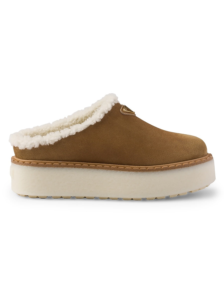 Suede Mules
