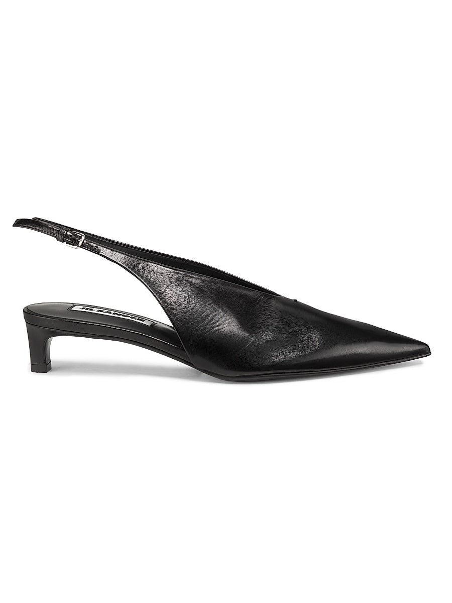 Cruise 35MM Leather Kitten-Heel Pumps