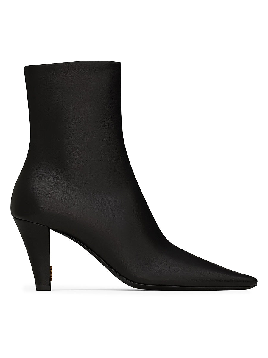 Jill Booties in Smooth Leather