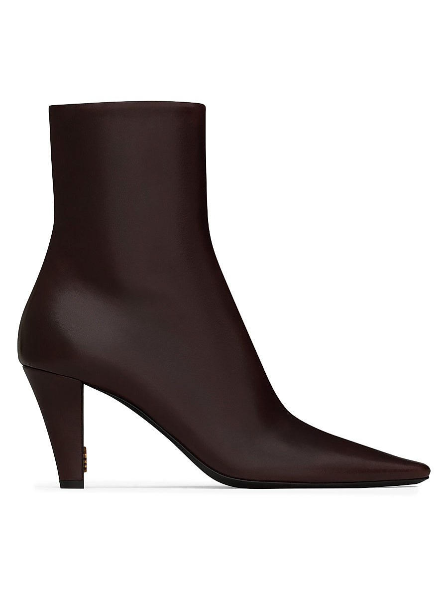 Jill Booties in Smooth Leather