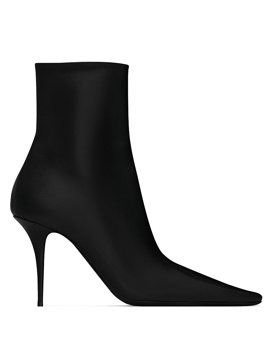 Ashley Booties in Smooth Leather