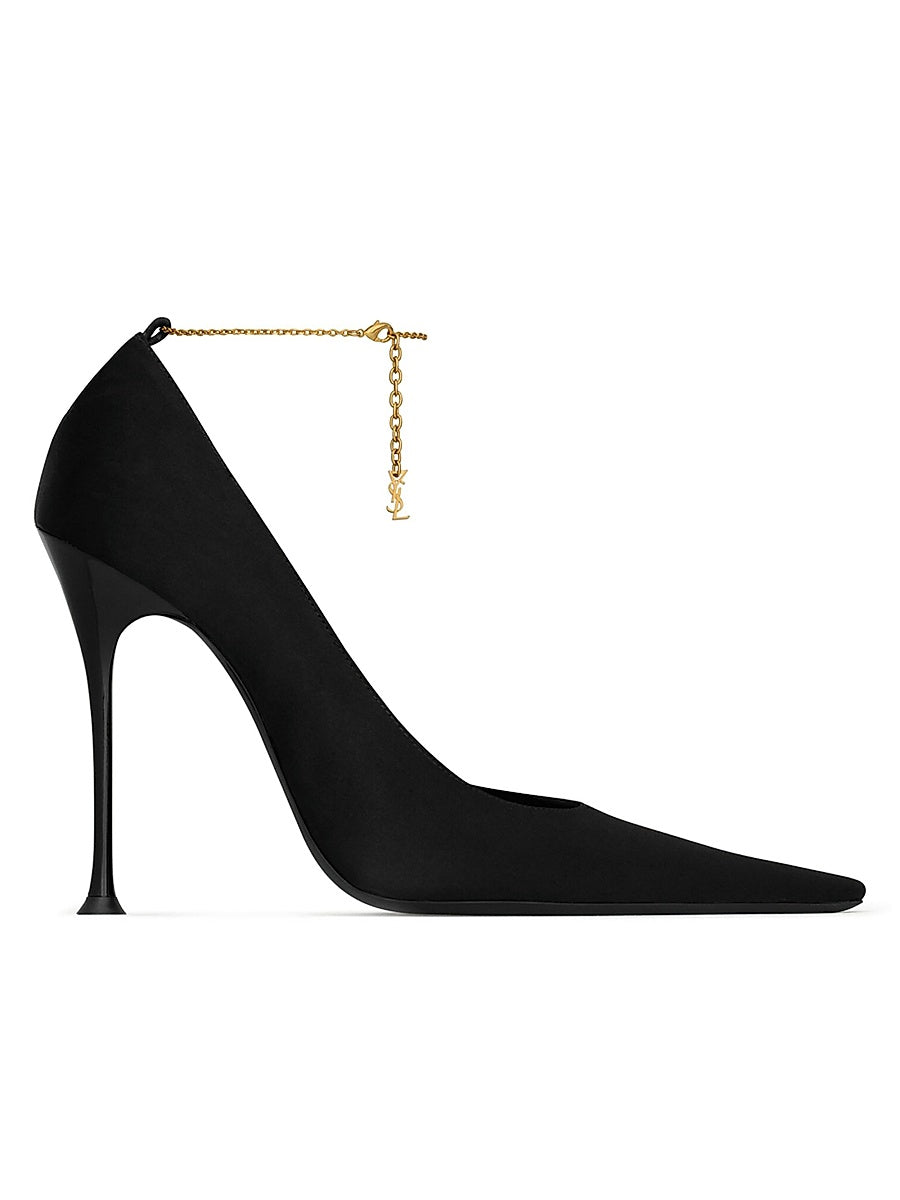 Régine Pumps in Satin Crepe