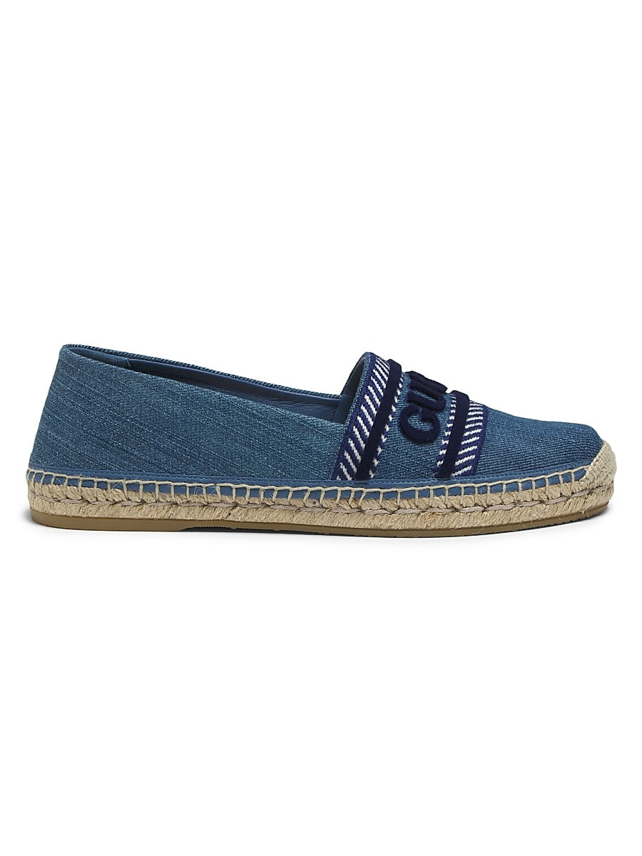 Plain Spain Denim Espadrilles