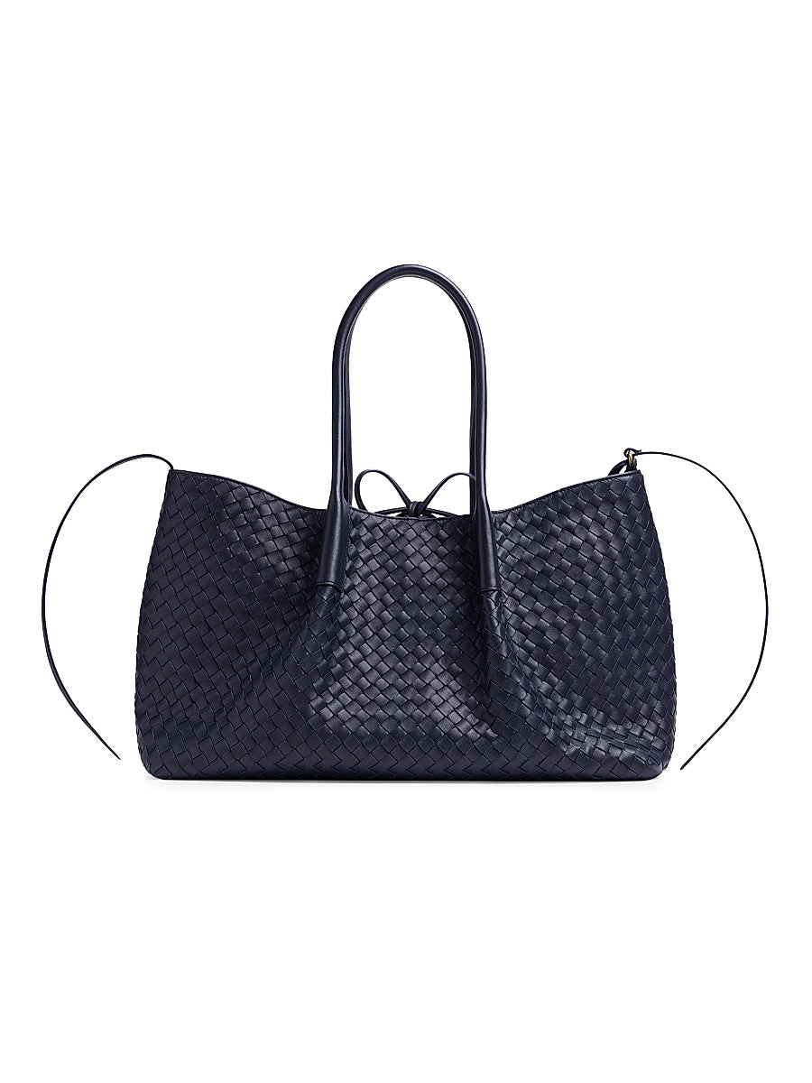 Pinacoteca Reversible Intrecciato Leather Tote Bag