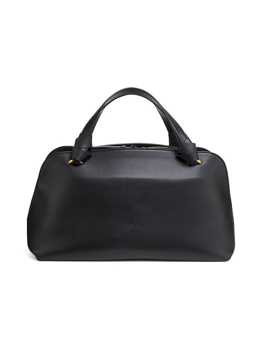 Aries Leather Top Handle Bag