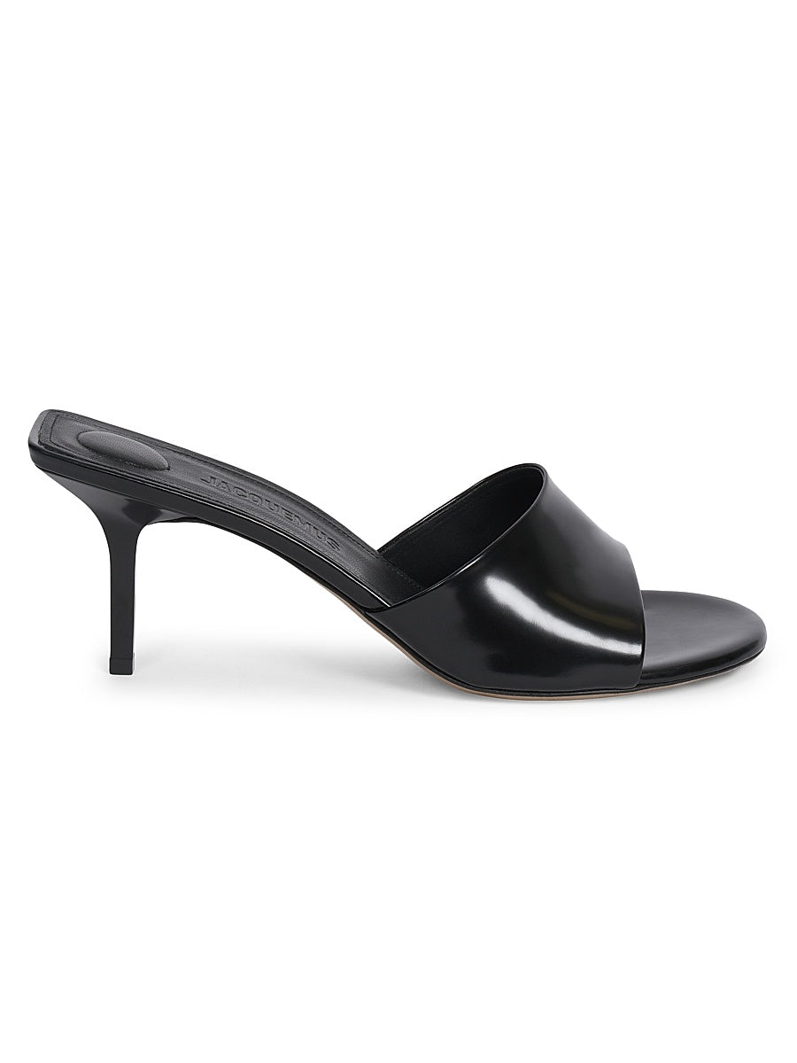 Cubisto 70MM Leather Mules