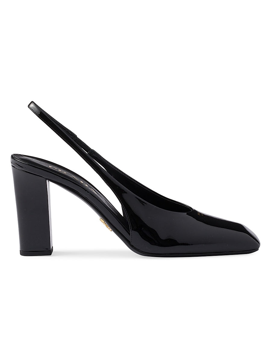 Patent Leather Slingback 85MM Pumps