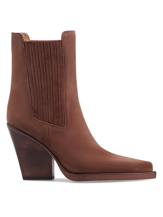 Dallas 100MM Suede Ankle Boots