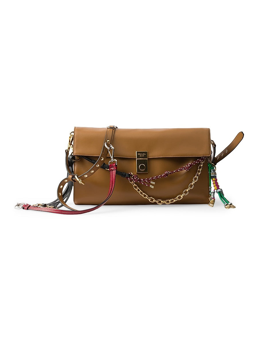 Soft Sound Large Leather Shoulder Bag