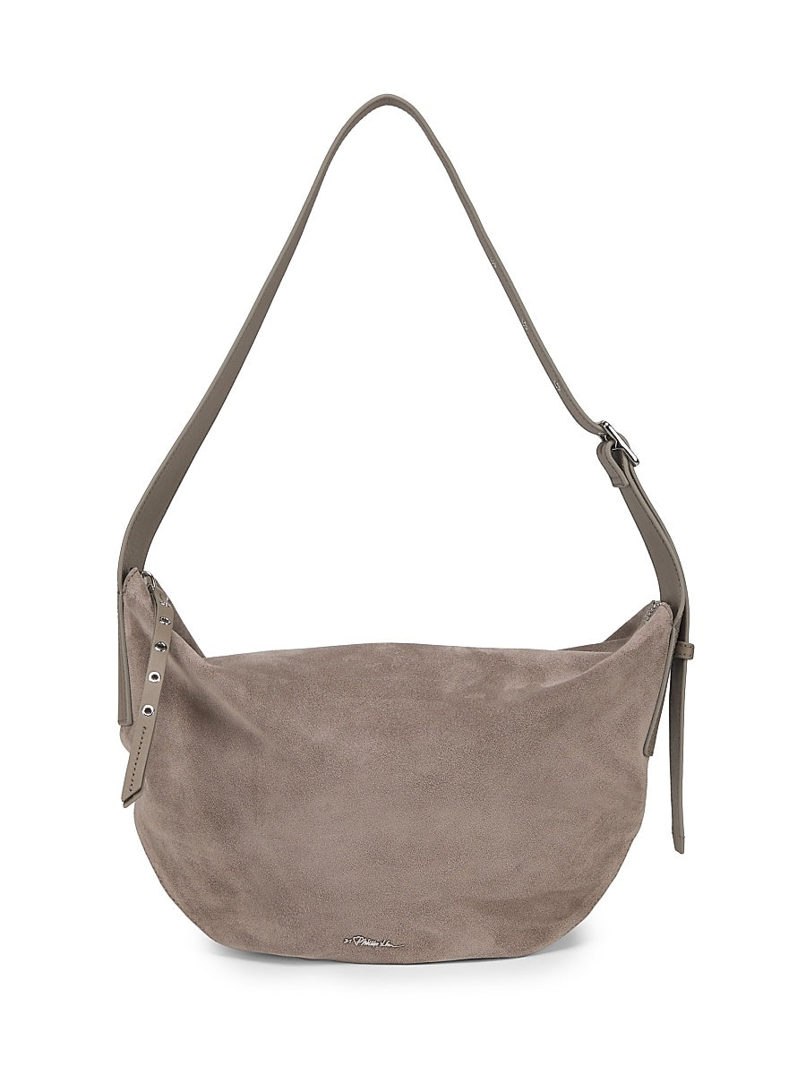 The Go Hammock Suede Bag