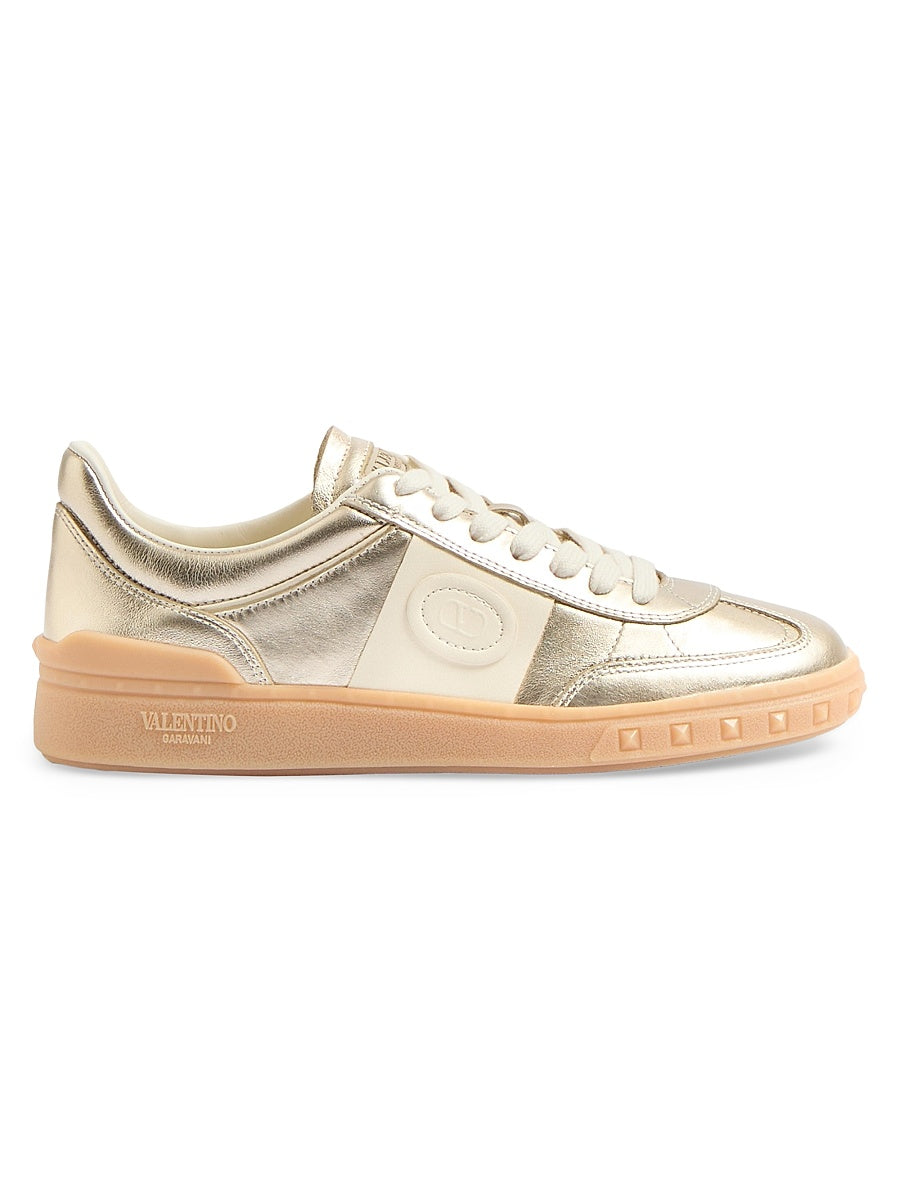 Women's Upvillage Trainer Sneakers in Laminated Calfskin
