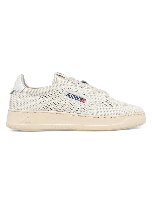 EaseKnit Leather Low-Top Sneakers