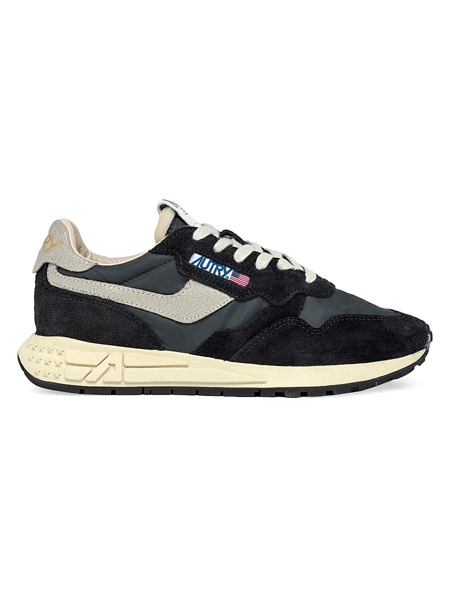 Reelwind Mesh &amp; Leather Low-Top Sneakers