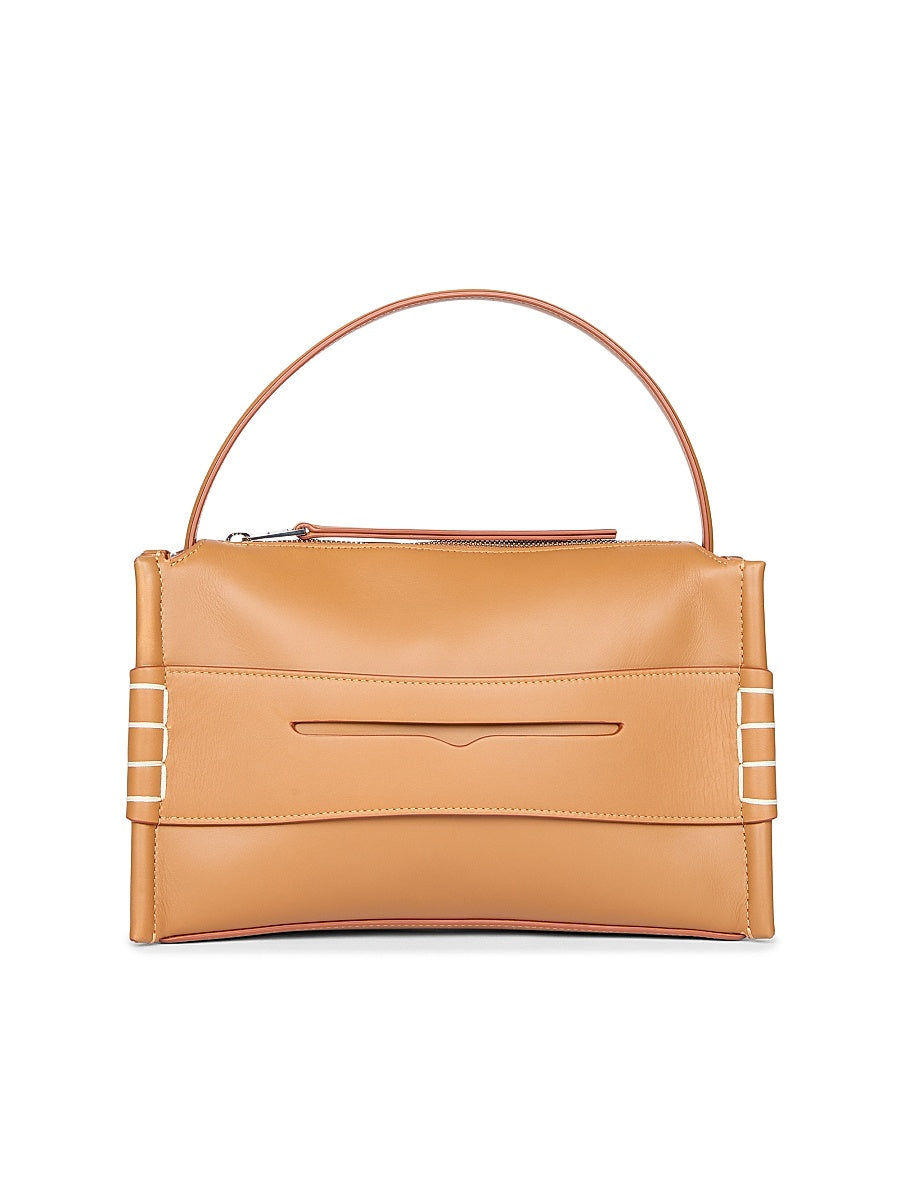 Loafer Leather Top Handle Bag