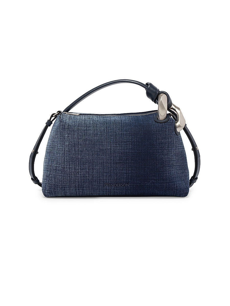 Denim Corner Shoulder Bag