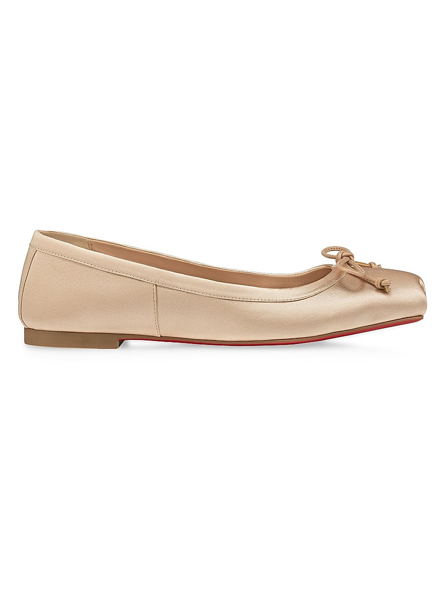 Mamadrague Satin Ballerina Flats