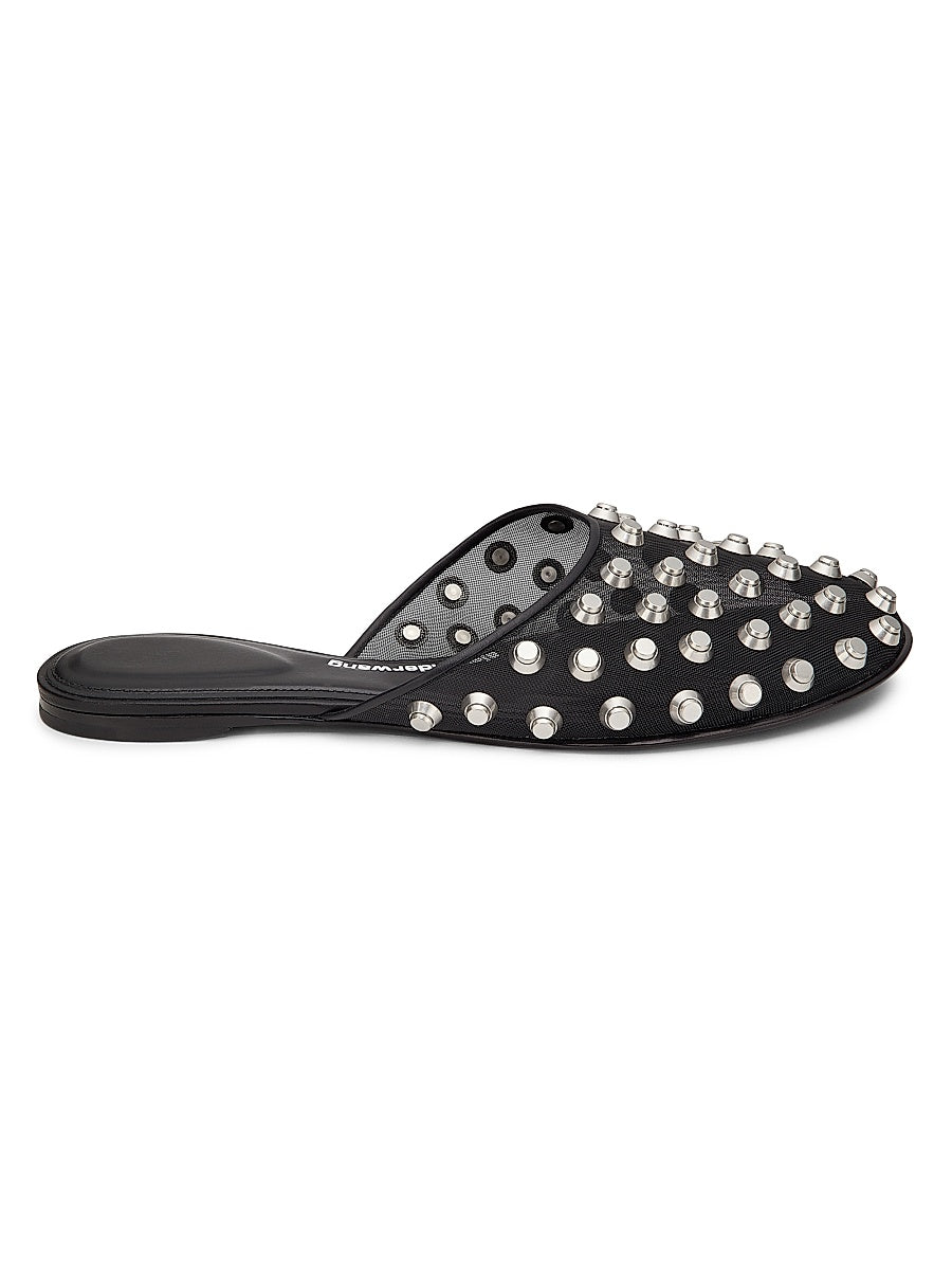 Rhodes Embellished Flat Slippers