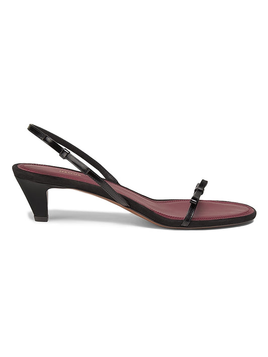 Diwo 40MM Leather Slingback Sandals