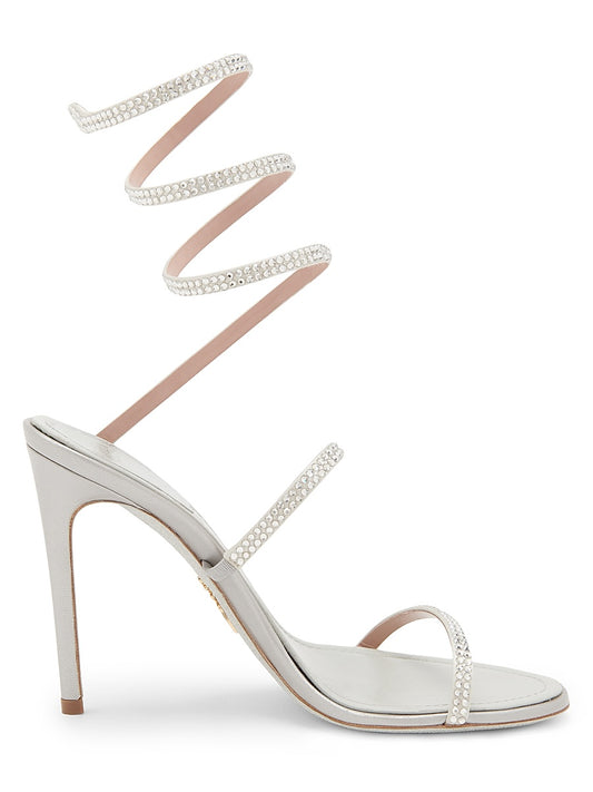Cleo 105MM Satin High-Heel Sandals