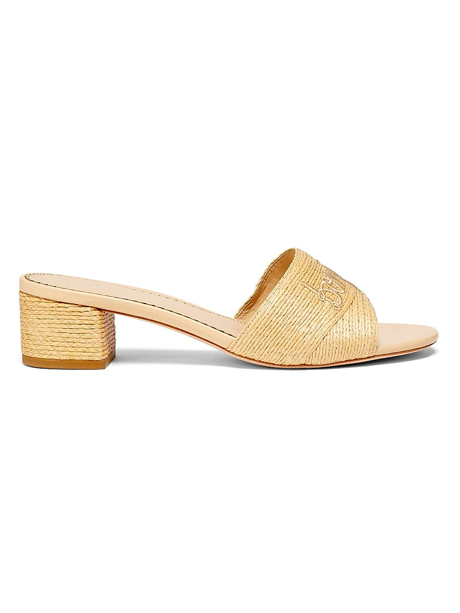 Dani 45MM Bonjour Raffia Slides