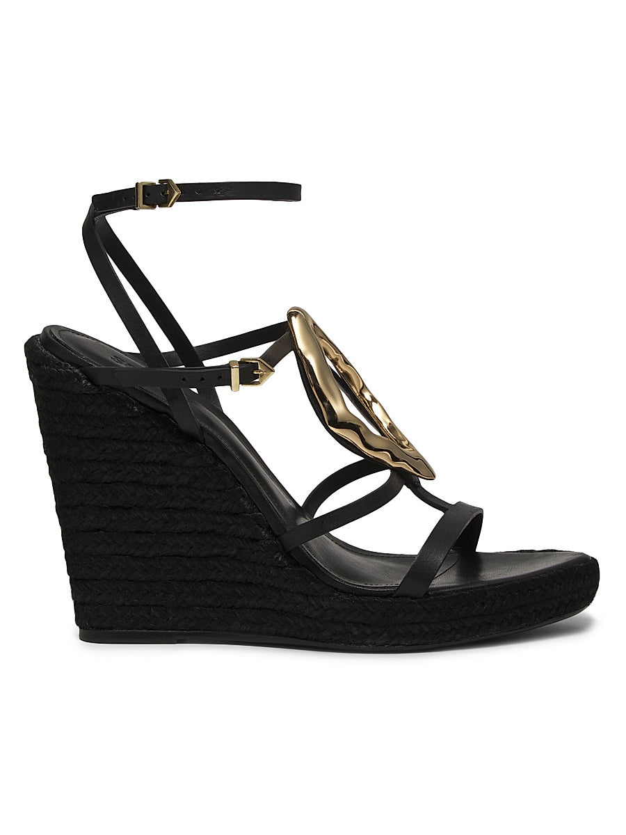 Amarilis Embellished Wedge Sandals