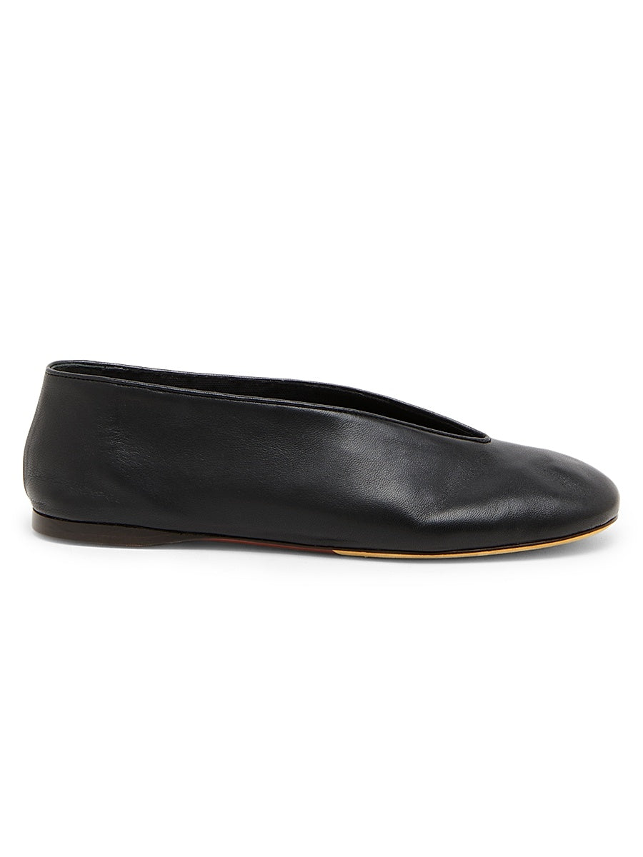 Duck Leather Flats
