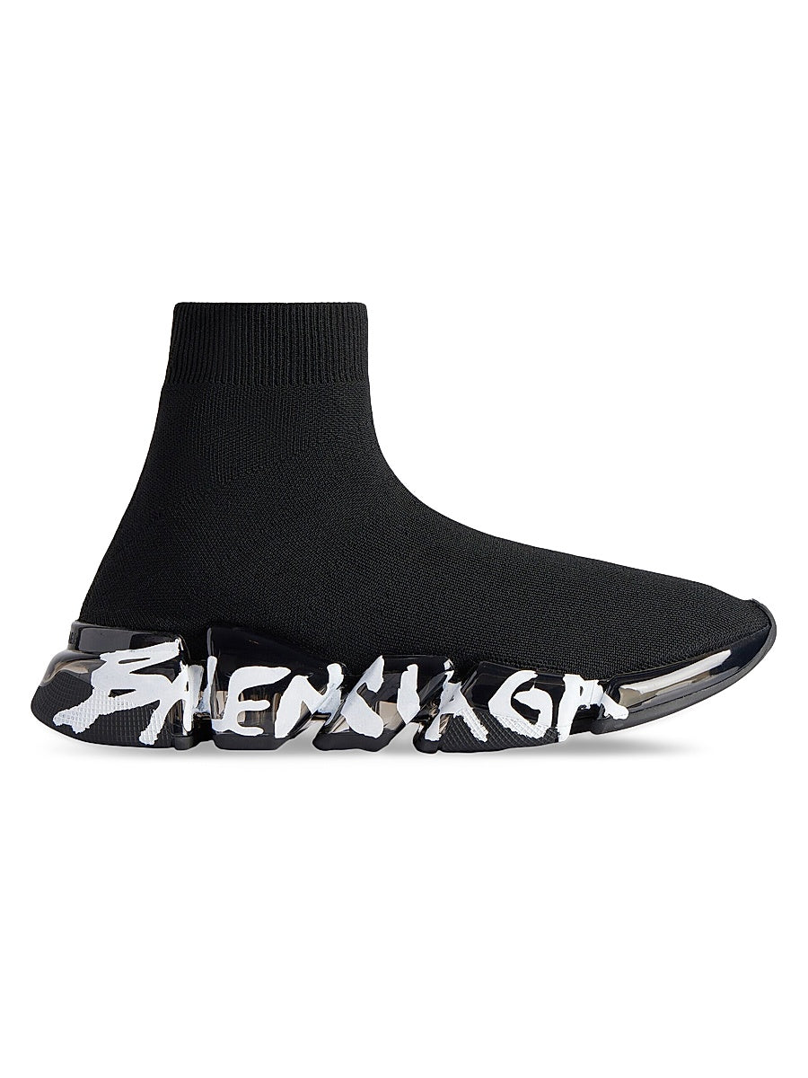 Women's Speed 2.0 Full Clear Sole Graffiti Recycled Knit Sneakers