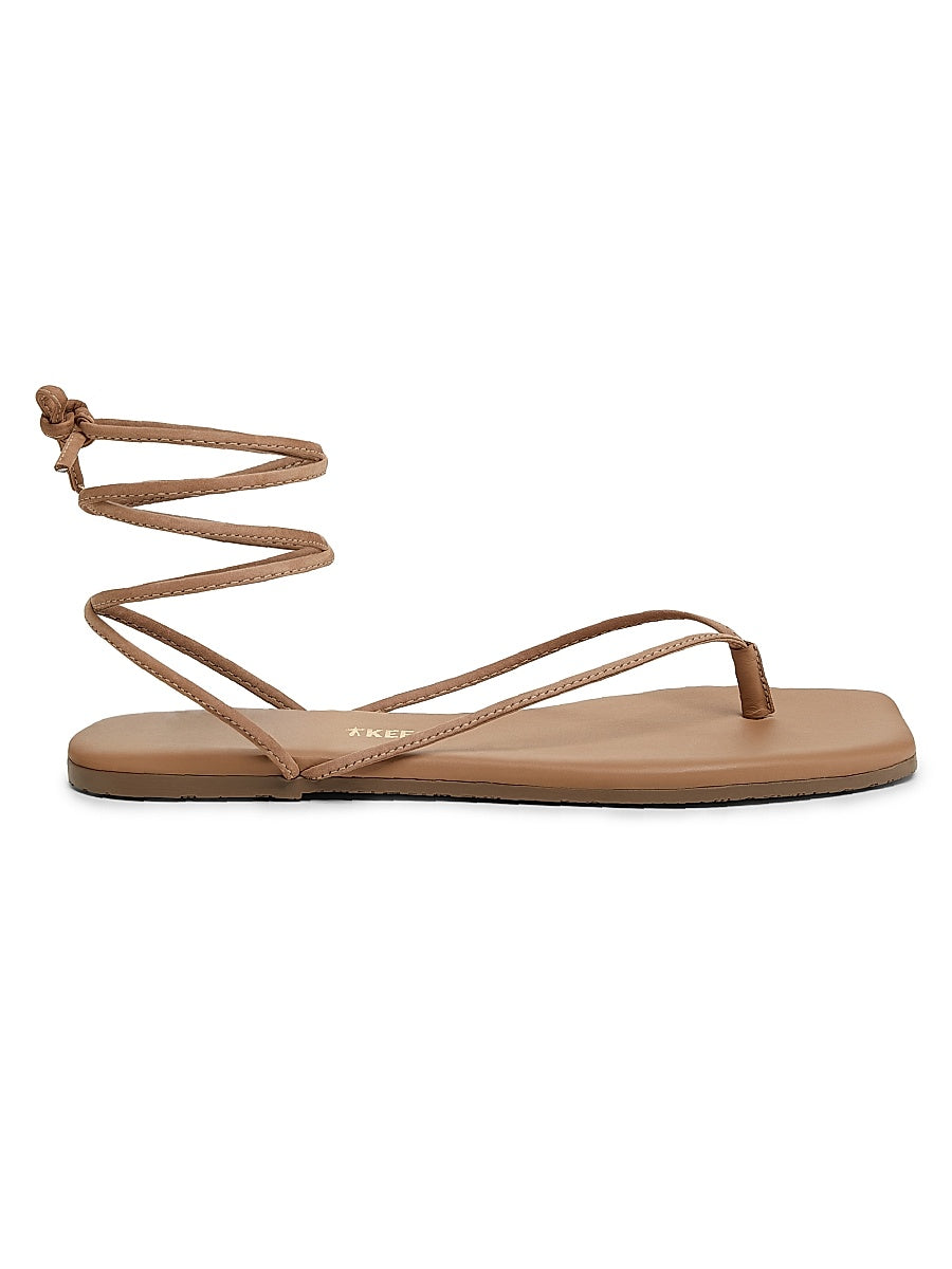 Lilu Leather Square Toe Sandals