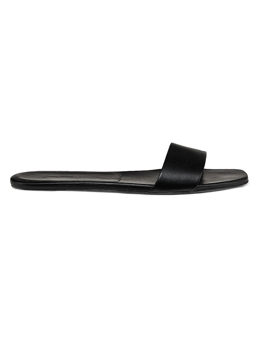 Dina Leather Slide Sandals
