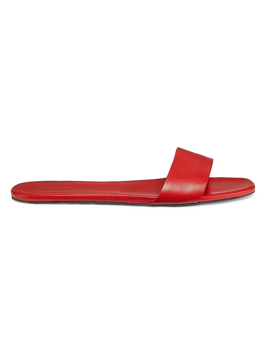 Dina Leather Slide Sandals
