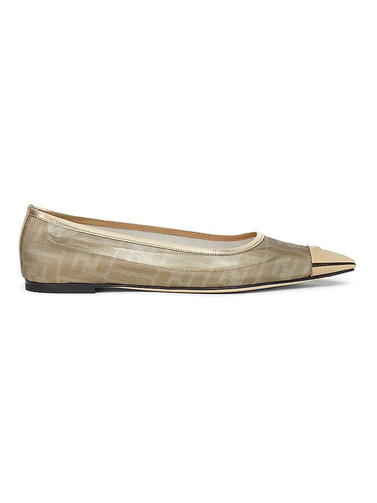 Colibri FF Logo Mesh Ballet Flats