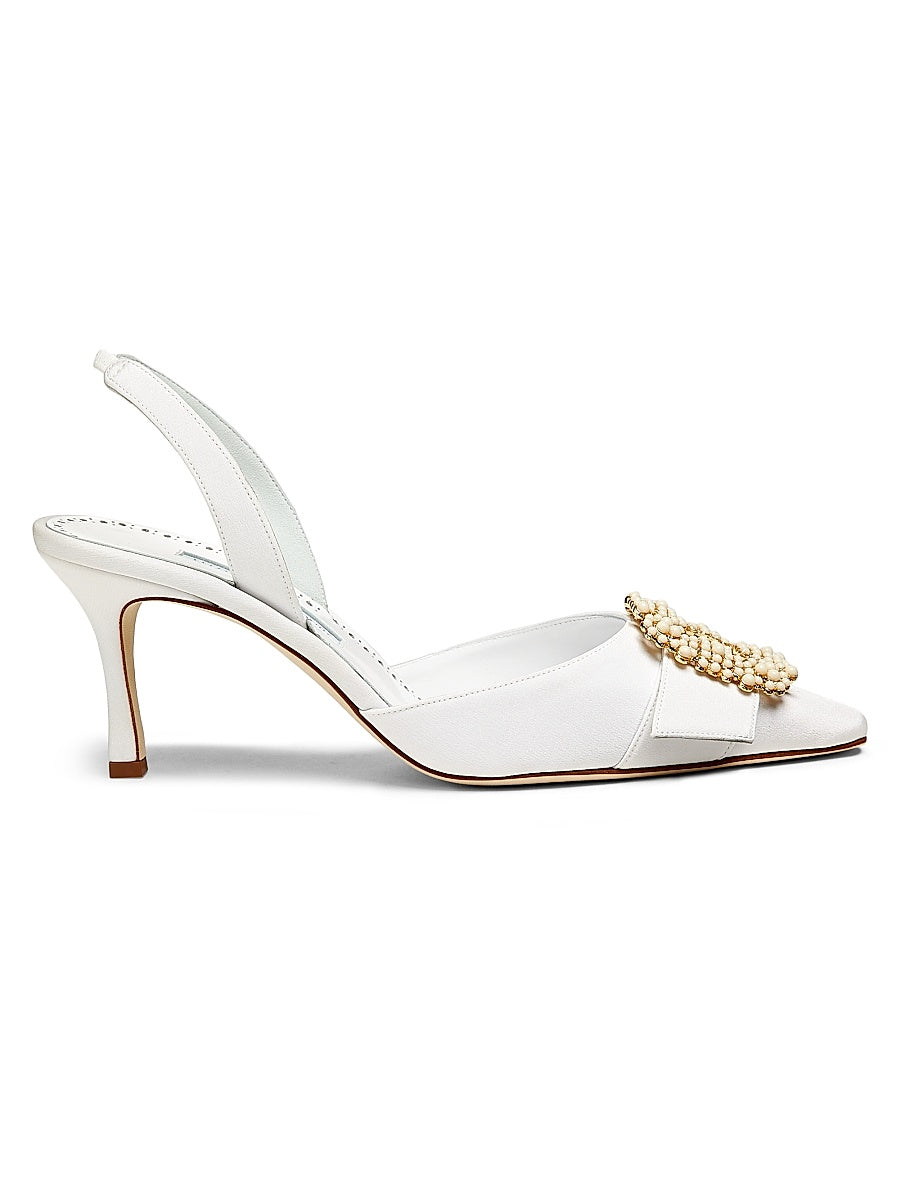Gibsli Bridal Mone 70MM Embellished Slingback Pumps