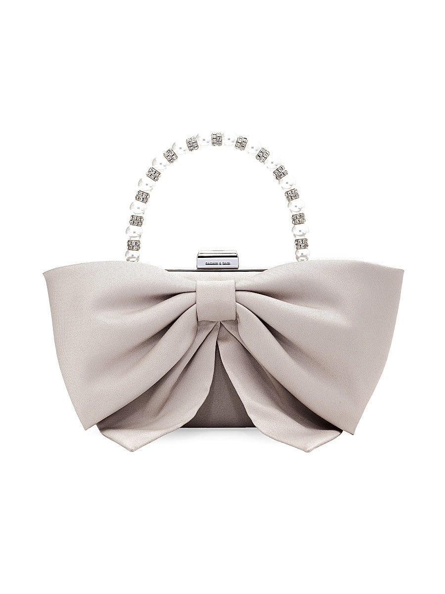 Bubbly Embellished Top-Handle Bag