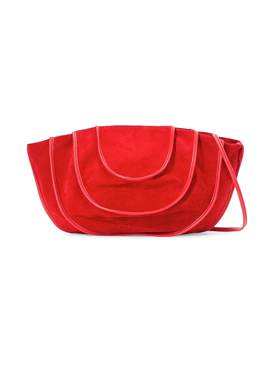Wells Tulip Suede Shoulder Bag